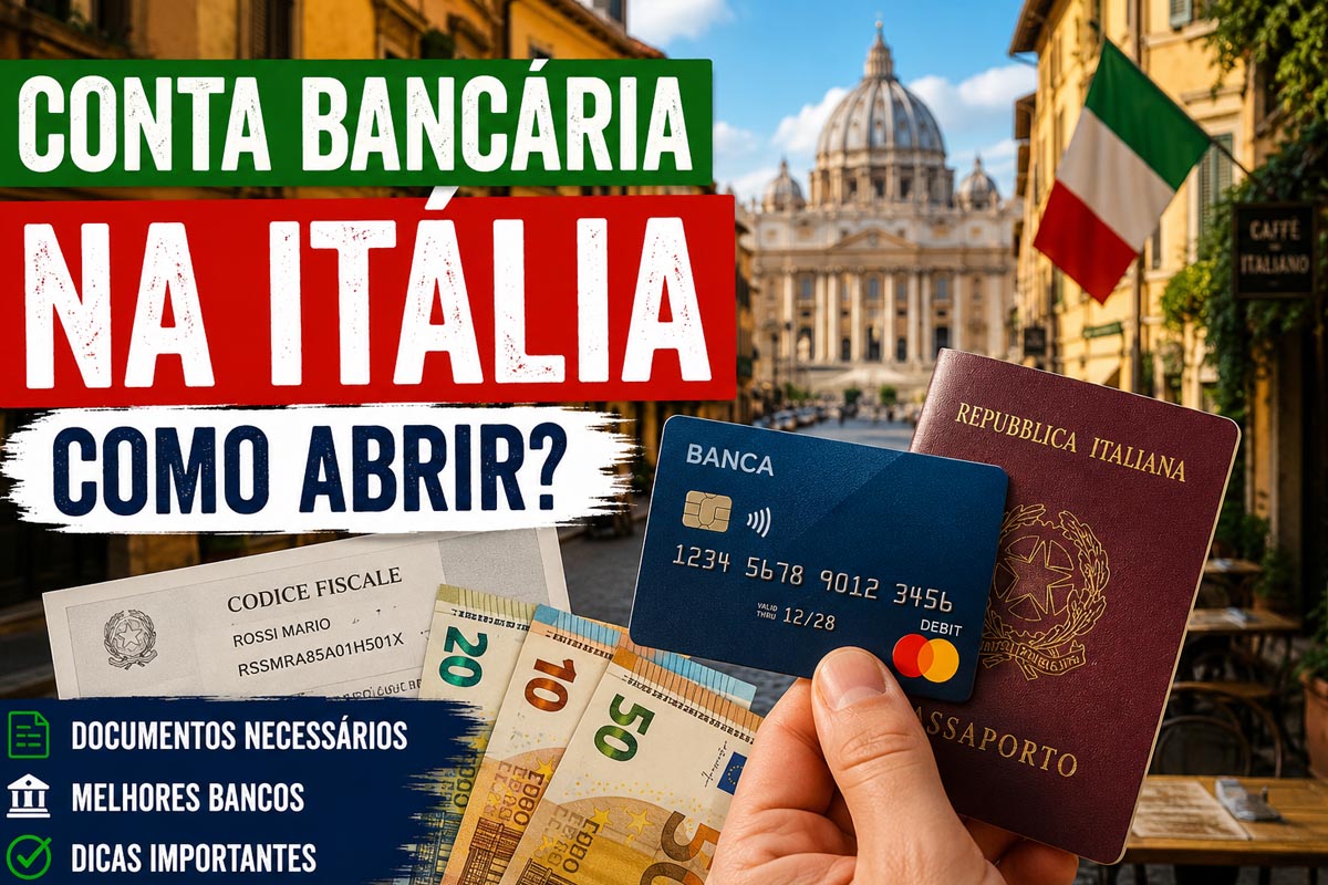 Como abrir uma conta bancária na Itália?