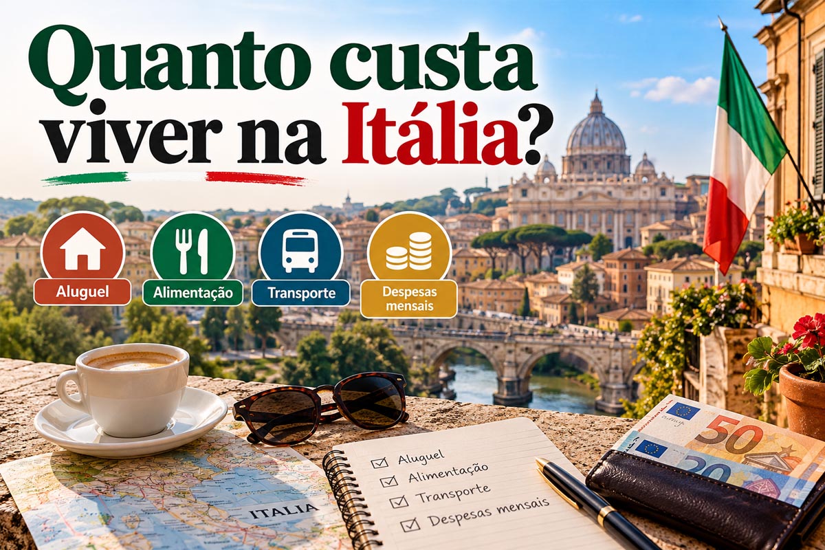 Quanto custa viver na Itália? Aluguel, alimentação, transporte e despesas
