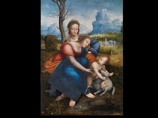 A Virgem e o Menino com Santa Ana leonardo da vinci