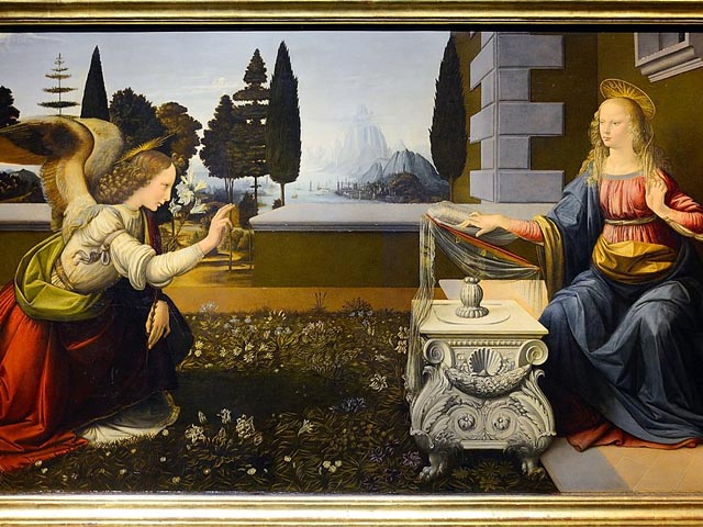 A Anunciação - Leonardo da Vinci